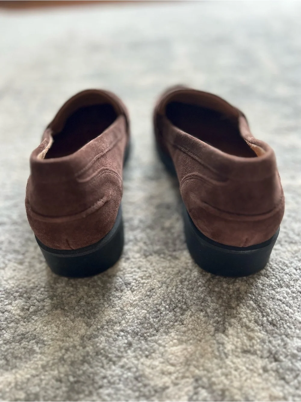 Vionic Brown Suede Loafers